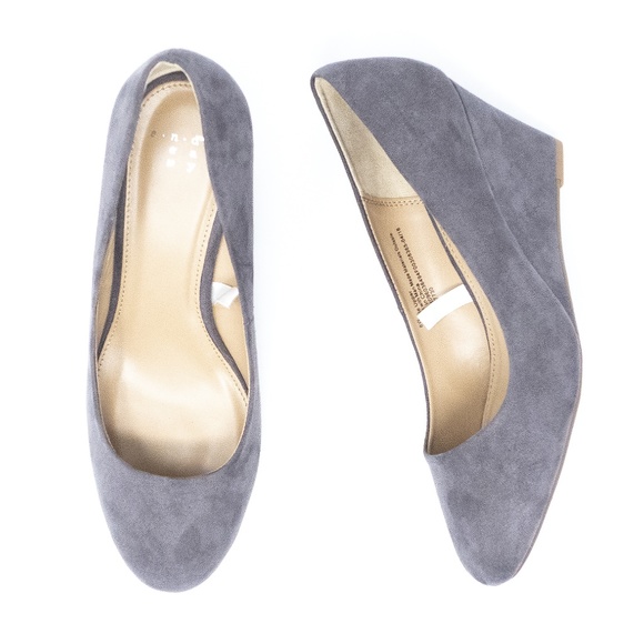 A New Day Women's Dot Round Toe Wedge Pumps 8 W - Picture 8 of 8